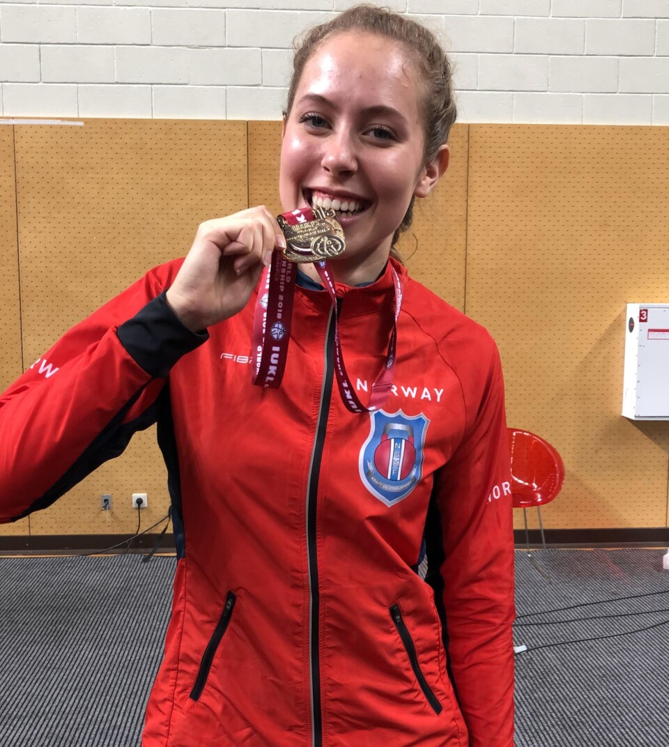 NTNU-student ble verdensmester i kettlebells