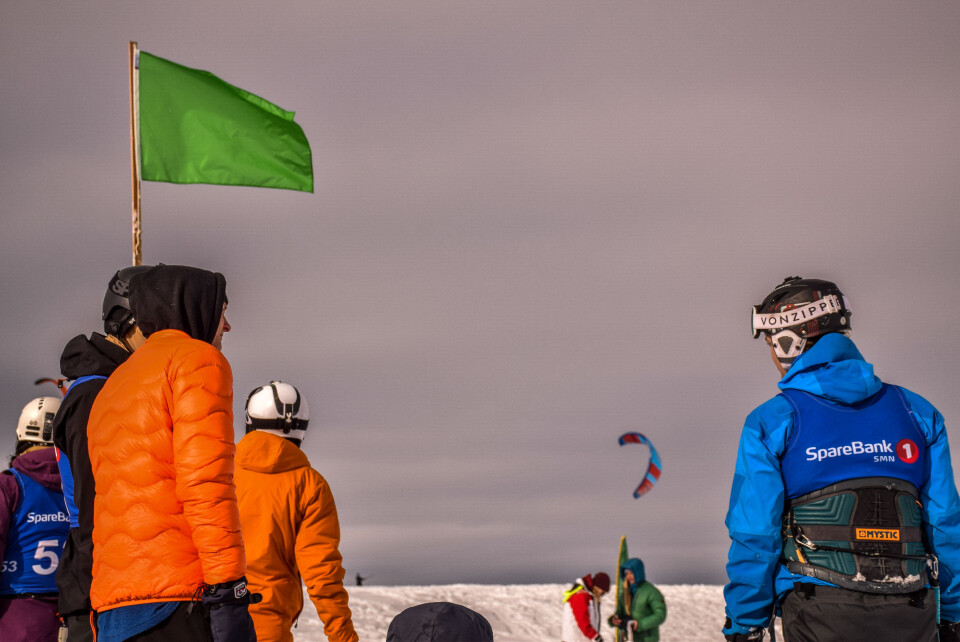 Fjorårets NM i snøkite var også arrangert av NTNUI Kite og gjekk over all forventing.