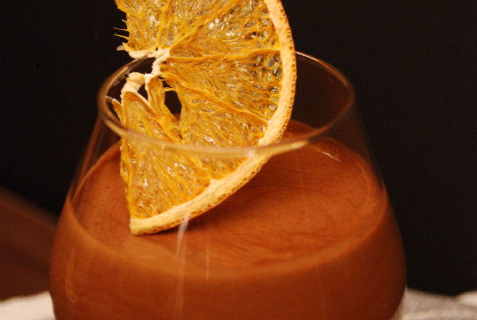 Sjokolademousse med appelsin