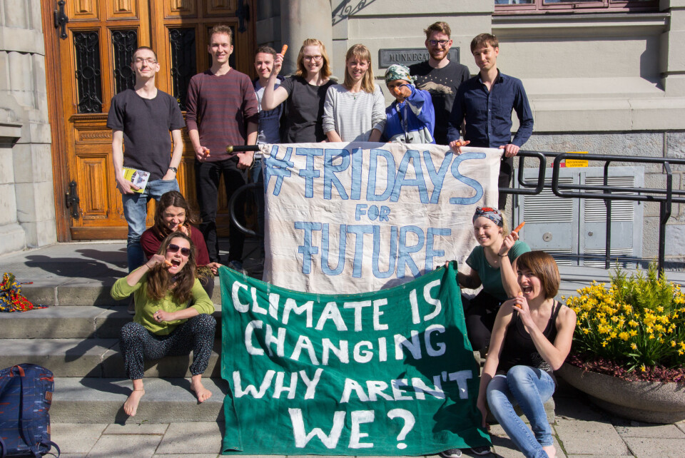 Demonstrerer fortsatt mot klimaendringer
