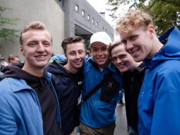 Harald, Anders, Herman, Christoffer og Bjørn. Harald, Anders, Herman, Christoffer og Bjørn.