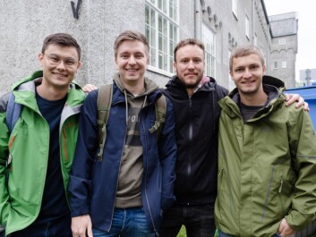 Andrew, Jonas, Simon og Nikolai. Andrew, Jonas, Simon og Nikolai.