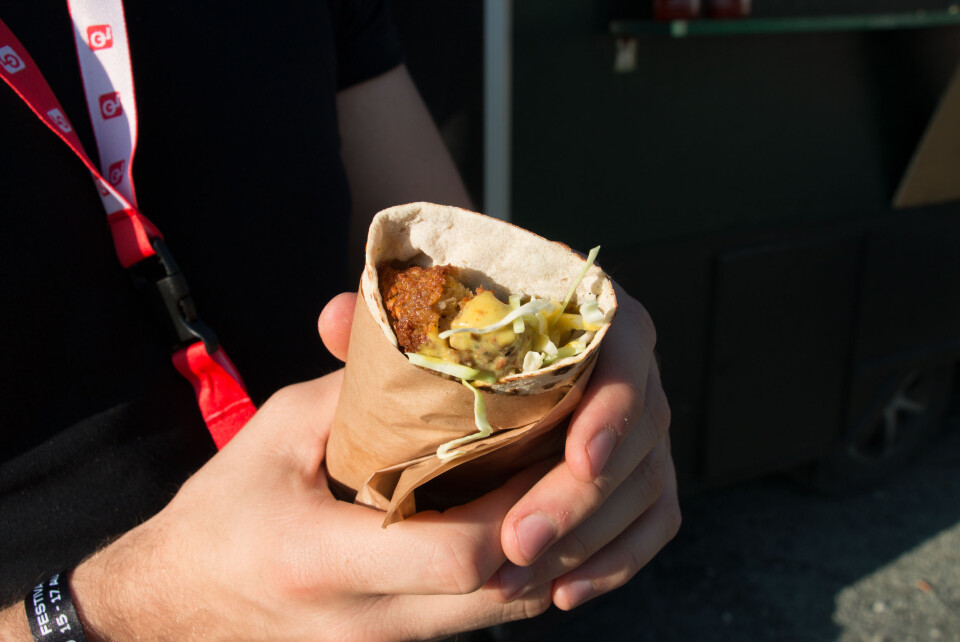 Falafelkompaniet - Mett og tilfredsstilt for 120 kroner. Falafelkompaniet - Mett og tilfredsstilt for 120 kroner.