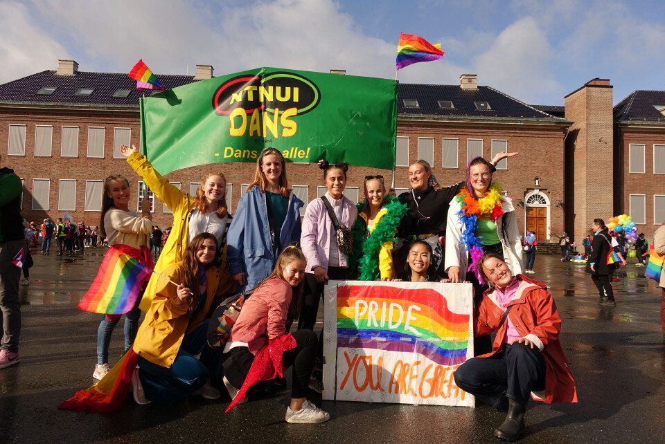 NTNUI Dans under årets Pride-parade.