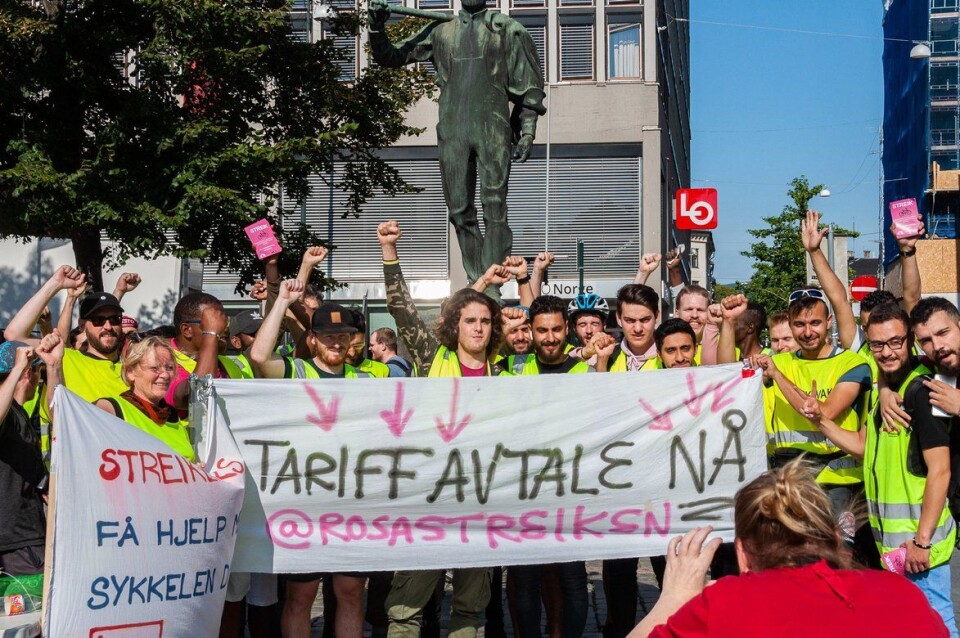 Nå kommer Foodora-streiken til Trondheim