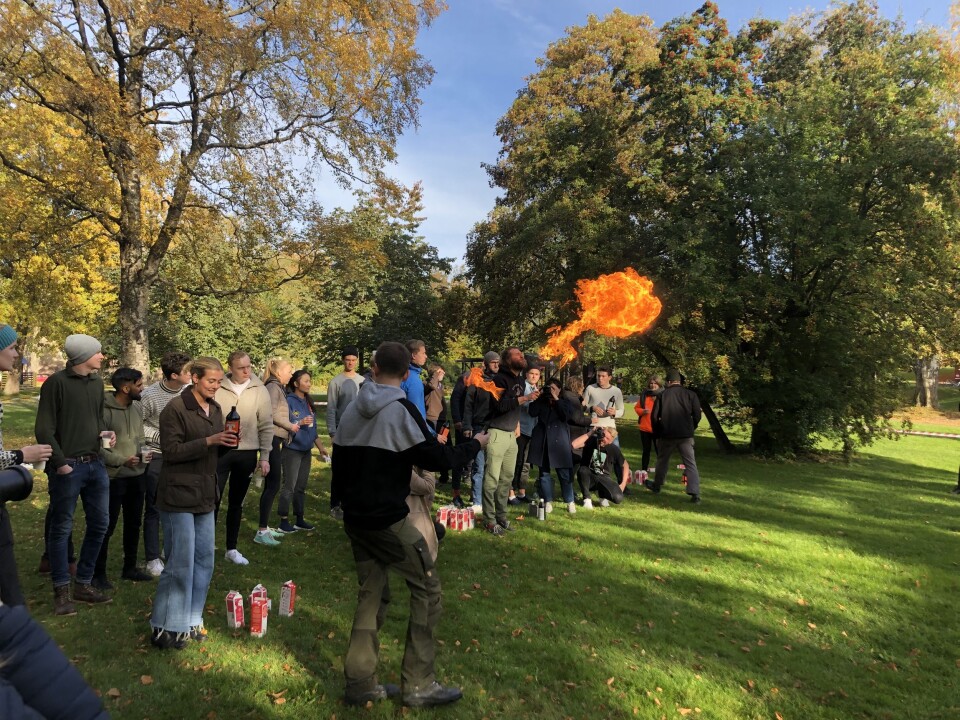 En nevrotiker på flammeblåsekurs