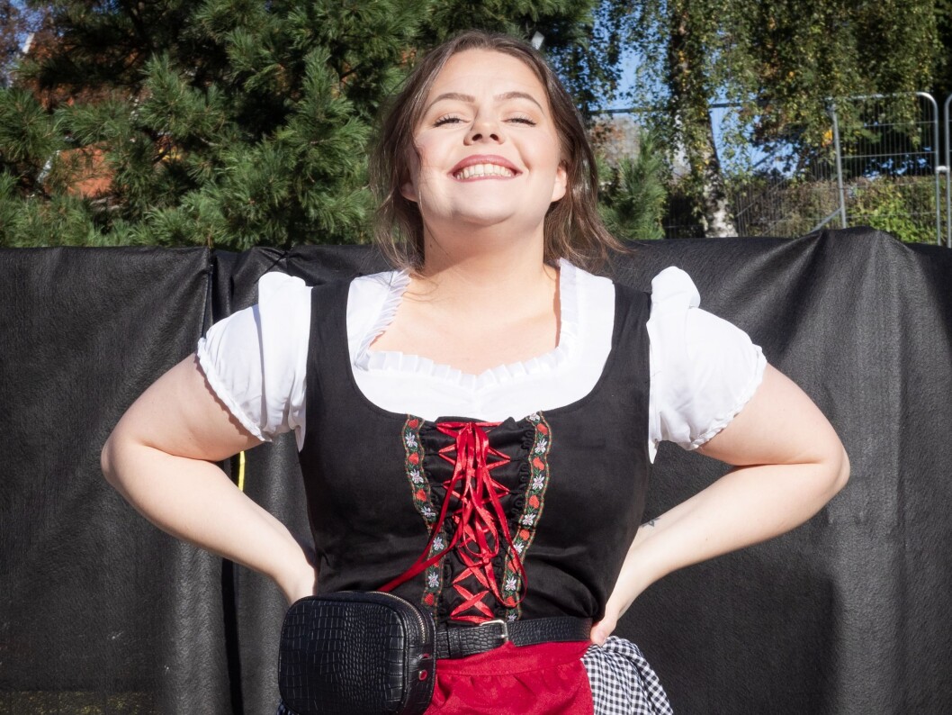 Annemarthe (22) elsker å kle seg ut, og tror oktoberfest blir årets event. Annemarthe (22) elsker å kle seg ut, og tror oktoberfest blir årets event.
