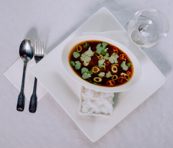 Ulik misosuppe vi har spist tidligere, men en god suppe. Ulik misosuppe vi har spist tidligere, men en god suppe.