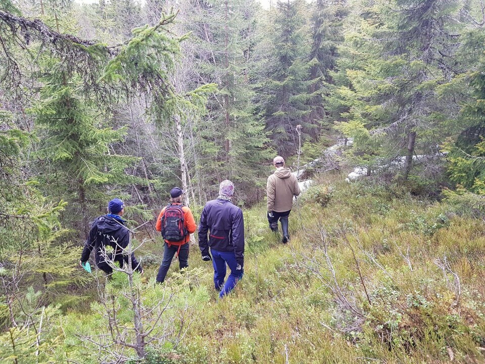 PÅ BEFARING: Etter hvert viste det seg at det var bedre å bygge terrengsykkelpark på Nilsbyen enn i Granåsen