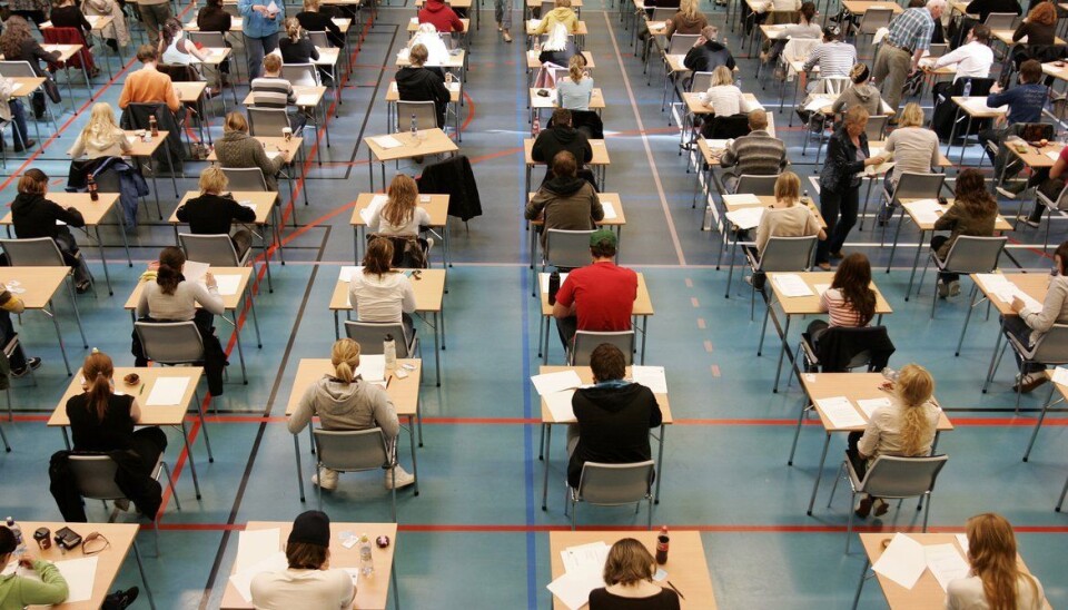 NYE TIDER: Slik vil det kanskje se ut på eksamenslokalet på Sluppen i januar.