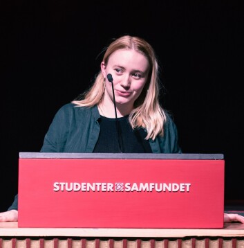 **Ingen større endring:** Det blir ingen større endringer i valgordningen på Samfundet før 2021, forteller Frida Jerve. **Ingen større endring:** Det blir ingen større endringer i valgordningen på Samfundet før 2021, forteller Frida Jerve.