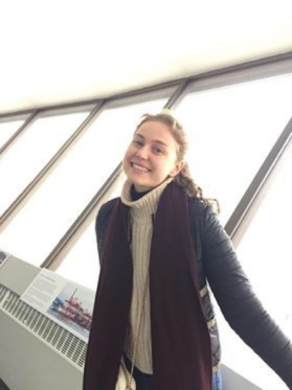 Følger rådene: Maria Brenna velger å reise hjem til 14 dager med karantene.