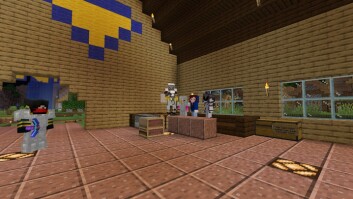 Nabla har gjenskapt linjeforeningskontoret, dog med litt mer plass, i Minecraft. Nabla har gjenskapt linjeforeningskontoret, dog med litt mer plass, i Minecraft.