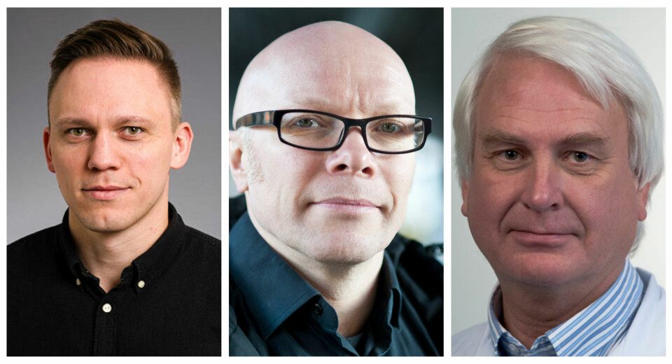 Jon Michael Gran, Øyvind Ihlen og Svein Arne Nordbø er alle eksperter på hvert sitt felt relatert til koronaviruset.