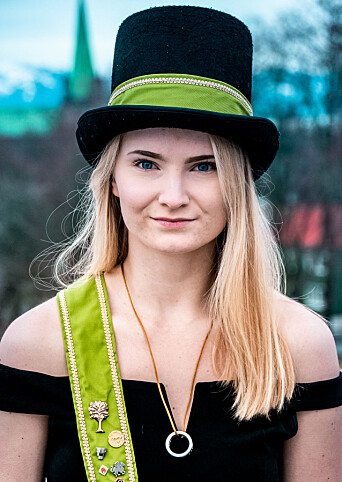 PLANENE MÅTTE JUSTERES: Hanna Sletta (EMIL) forteller at de allerede hadde planlagt store deler av fadderuka da koronatiltakene ble iverksatt. PLANENE MÅTTE JUSTERES: Hanna Sletta (EMIL) forteller at de allerede hadde planlagt store deler av fadderuka da koronatiltakene ble iverksatt.