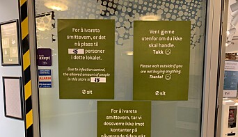 <b>Antallsbegrensning:</b> Kantinene til Sit har fått begrensinger på hvor mange personen som kan oppholde seg i kantinene samtidig. <b>Antallsbegrensning:</b> Kantinene til Sit har fått begrensinger på hvor mange personen som kan oppholde seg i kantinene samtidig.