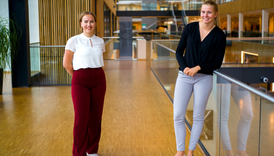 SOSIALT: Etter et seks uker med prosjektarbeid ble det et tett sosialt samhold mellom Bergstrøm og Frøberg og resten av gruppen.