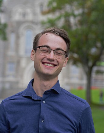 PLAGER MEG IKKE: Espen Boman Fosseide synes den digitale
undervisningen fungerer greit. PLAGER MEG IKKE: Espen Boman Fosseide synes den digitale
undervisningen fungerer greit.