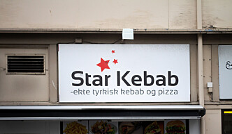 <b>KJØTTBAKERI:</b> Kebaben ved Star Kebab er ikke like overbevisende som inventaret. <b>KJØTTBAKERI:</b> Kebaben ved Star Kebab er ikke like overbevisende som inventaret.