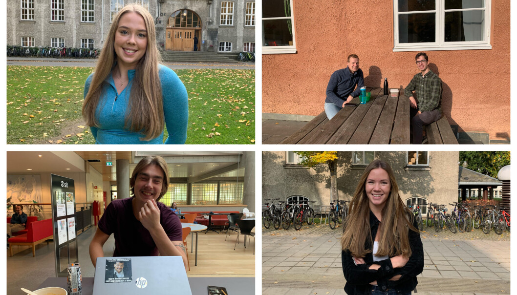 FEM PÅ GLØSHAUGEN: Vår journalist tok turen på campus. FEM PÅ GLØSHAUGEN: Vår journalist tok turen på campus.