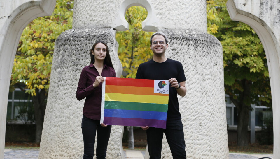 LHBTI+-RETTIGHETER: METU LGBTI+-medlemmene Solidarity Melike Balkan og Özgür Gür kjemper for skeives rettigheter