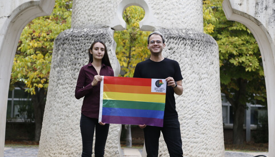 LHBTI+-RETTIGHETER: METU LGBTI+-medlemmene Solidarity Melike Balkan og Özgür Gür kjemper for skeives rettigheter LHBTI+-RETTIGHETER: METU LGBTI+-medlemmene Solidarity Melike Balkan og Özgür Gür kjemper for skeives rettigheter