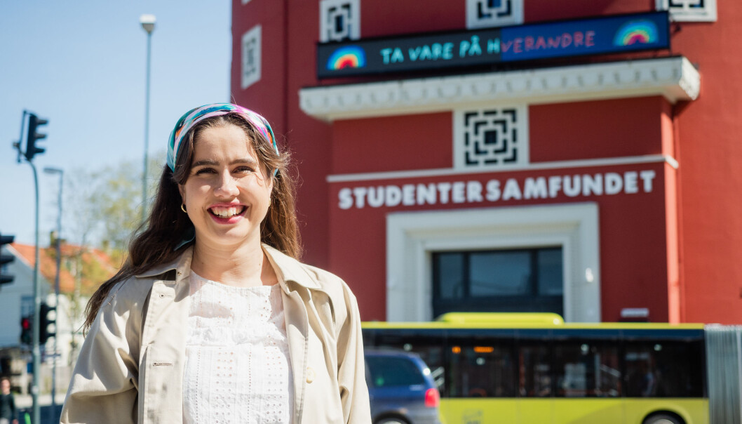 <b>Fornøyd: </b>– Det er utrolig flott at Samfundet og Fritt ord kan ha et godt samarbeid, forteller leder ved Studentersamfundet Karen Mjør.<b><br></b> <b>Fornøyd: </b>– Det er utrolig flott at Samfundet og Fritt ord kan ha et godt samarbeid, forteller leder ved Studentersamfundet Karen Mjør.<b><br></b>