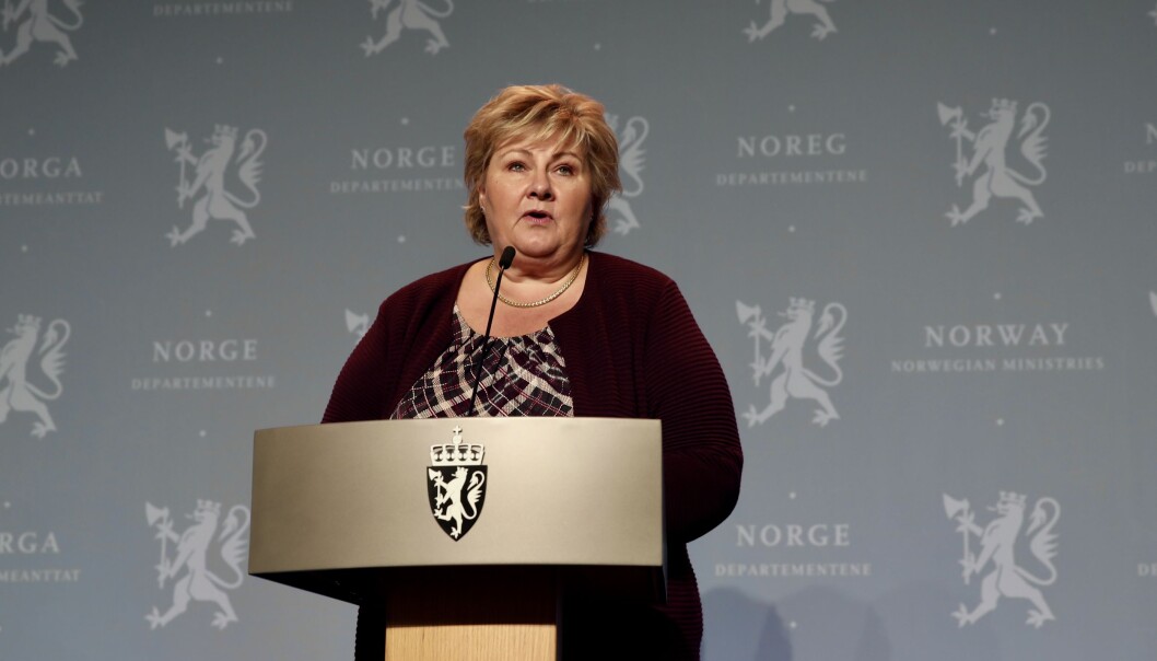 <b>NYE TILTAK: </b>Statsministeren kunne i går melde om nye koronatiltak. <b>NYE TILTAK: </b>Statsministeren kunne i går melde om nye koronatiltak.