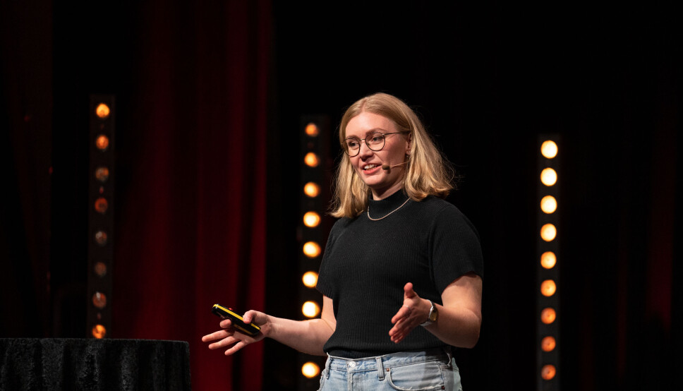 HELTINNE: Her tar Vilde knekken på sceneskrekken. HELTINNE: Her tar Vilde knekken på sceneskrekken.