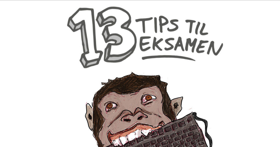 Disse nyttige tipsene bør du huske på før og under eksamen
