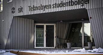 <strong>Hjem for rundt 110 studenter</strong>: Dette er inngangen til det som omtales som "verdens største studentkollektiv". <strong>Hjem for rundt 110 studenter</strong>: Dette er inngangen til det som omtales som "verdens største studentkollektiv".