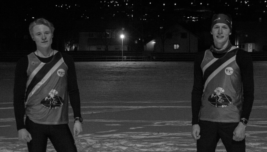 VERDENSELITEN: Emil Granqvist (t.v) og Rasmus Rørholt Theisen (t.h) er to av verdens beste beer mile-utøvere. VERDENSELITEN: Emil Granqvist (t.v) og Rasmus Rørholt Theisen (t.h) er to av verdens beste beer mile-utøvere.