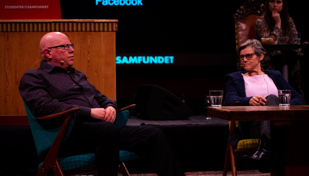 <strong>Samfundsmøte: </strong>Tom Ketil Krogstad og Agnes Bolsø var to av innlederne til møtet <strong>Samfundsmøte: </strong>Tom Ketil Krogstad og Agnes Bolsø var to av innlederne til møtet
