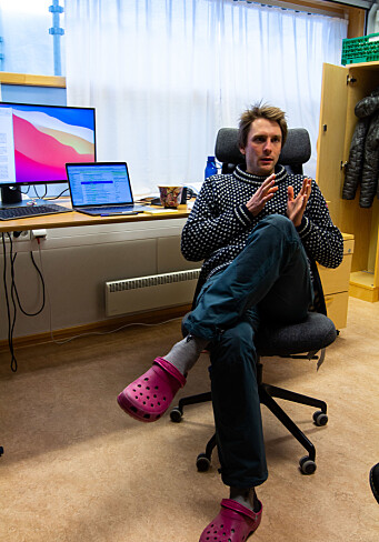 <span class=" font-weight-bold" data-lab-font_weight_desktop="font-weight-bold">RELASJON:</span> Det må finnast tillit og respekt mellom forelesar og student, meiner fyrsteamanuensis Patric Wallin. <span class=" font-weight-bold" data-lab-font_weight_desktop="font-weight-bold">RELASJON:</span> Det må finnast tillit og respekt mellom forelesar og student, meiner fyrsteamanuensis Patric Wallin.