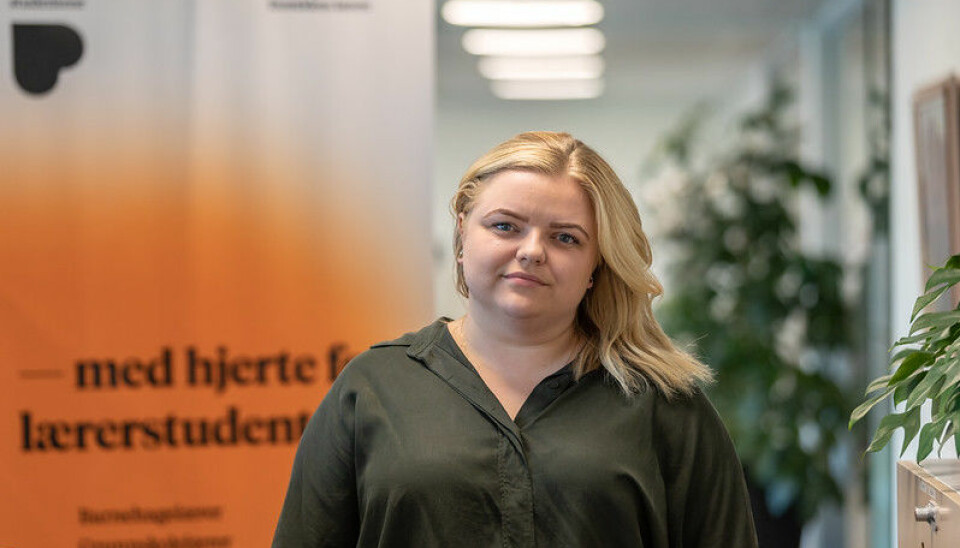 KRITISK: Leder av Pedagogikkstudentene Elise Håkull Klungtveit er kritisk til regjeringens «mattefirer» som krav for å komme inn på lærerutdanninga.