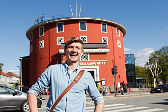 NORMALE TILSTADER: Samfundetleder Fredrik Akre mener Samfundet snart vil snart operere som normalt. NORMALE TILSTADER: Samfundetleder Fredrik Akre mener Samfundet snart vil snart operere som normalt.