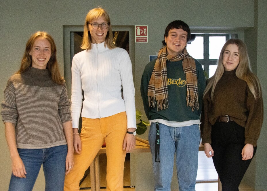 ANSATTE STUDENTER: De er noen av studentene som har utviklet prosjekter hos Sit Labs. ANSATTE STUDENTER: De er noen av studentene som har utviklet prosjekter hos Sit Labs.