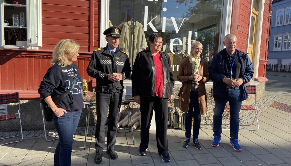 Fv.: Audhild Kvam, Arve Nordtvedt, Rita Ottervik, Anne Borg, Morten Wolden. Fv.: Audhild Kvam, Arve Nordtvedt, Rita Ottervik, Anne Borg, Morten Wolden.