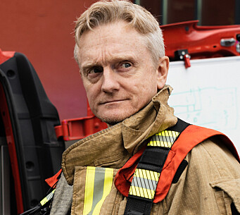 UNDER KONTROLL: Brannmester Ole Petter Smørsgård foreller at situasjonen er under kontroll.