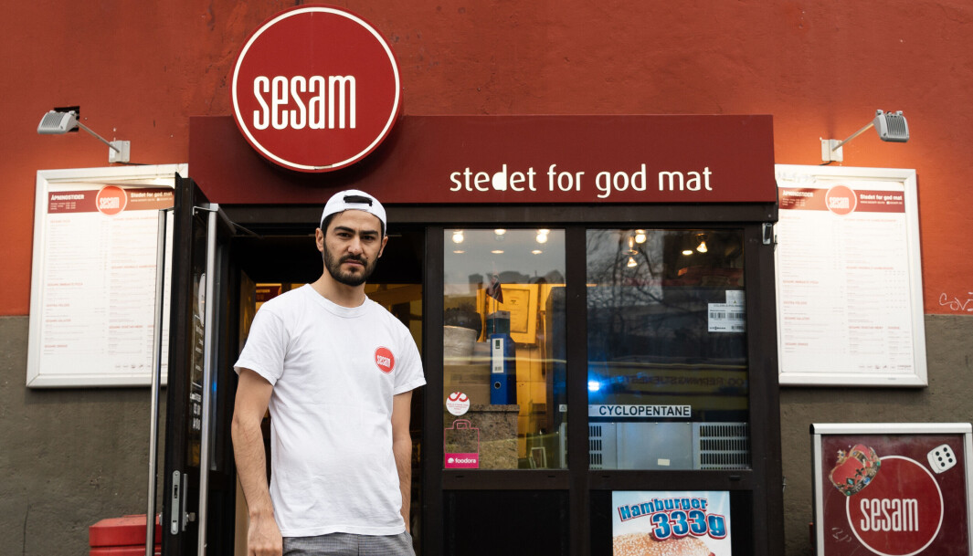 JOBBET PÅ SESAM: Alwan Mohammad var på Sesam da brannen startet. JOBBET PÅ SESAM: Alwan Mohammad var på Sesam da brannen startet.
