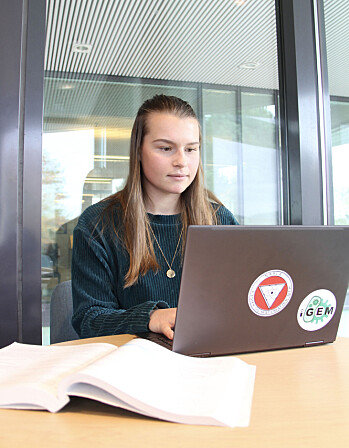 MYE ARBEID: Fanny Berstad tror det er viktig at emneansvarlige tenker på at studenter også har andre emner de skal komme seg gjennom. MYE ARBEID: Fanny Berstad tror det er viktig at emneansvarlige tenker på at studenter også har andre emner de skal komme seg gjennom.