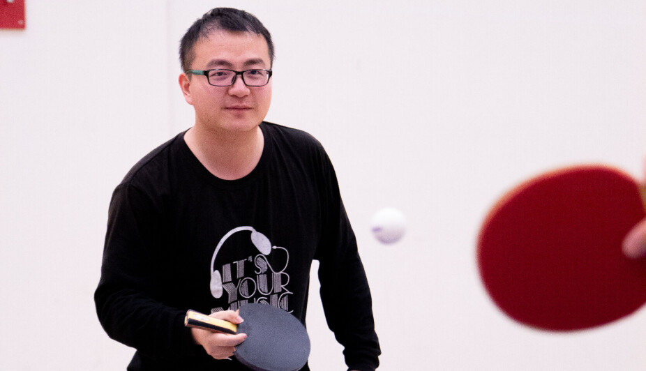 TRIVES I NORGE: Loker Xu fortsetter bordtenniskarrieren på NTNU. TRIVES I NORGE: Loker Xu fortsetter bordtenniskarrieren på NTNU.