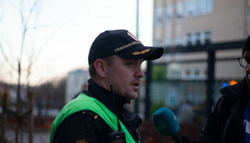 Tor Erik Børstad forteller at bygget ble evakuert raskt