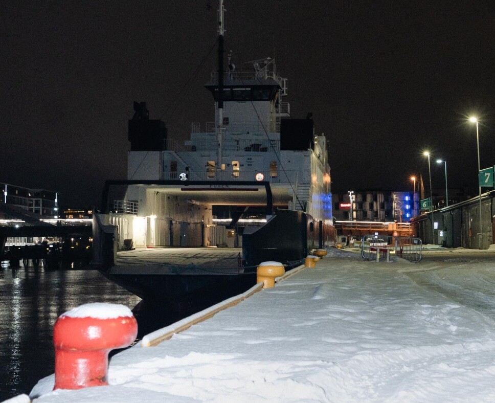 Funn på piren: 1. desember 2018 finner politiet Odins mobil, bankkort og pass ytters på piren på Brattøra.