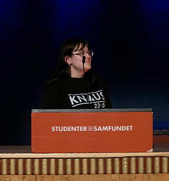 VIKTIG SAK: Katja Brødholt vil at Samfundet skal gi 10.000 kroner til arbeidet for samtykkelov i Norge.