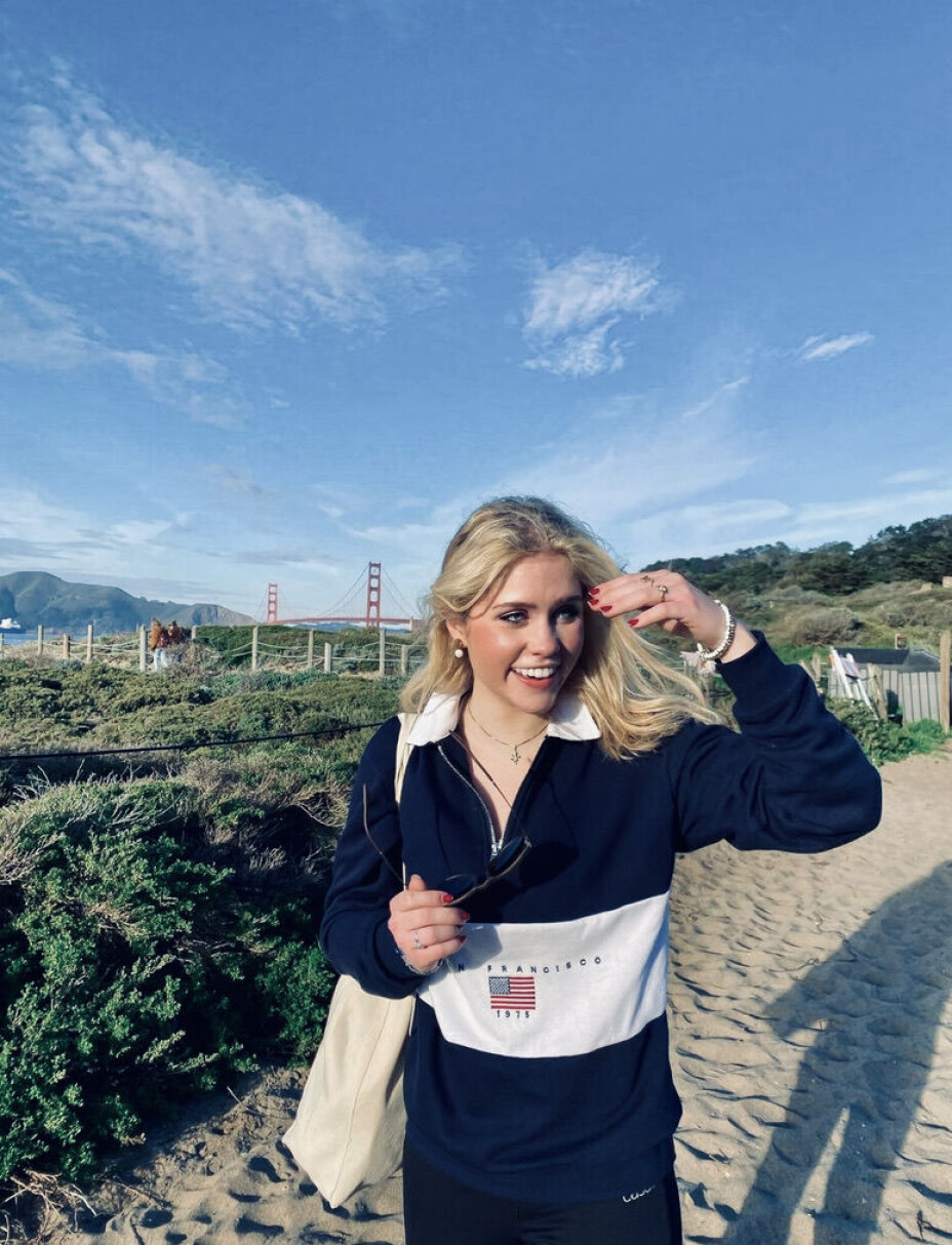 STRÅLENDE FORNØYD: Selv med oppturer og nedturer med utvekslingsplanlegging er Sophie storfornøyd med turen til USA. STRÅLENDE FORNØYD: Selv med oppturer og nedturer med utvekslingsplanlegging er Sophie storfornøyd med turen til USA.