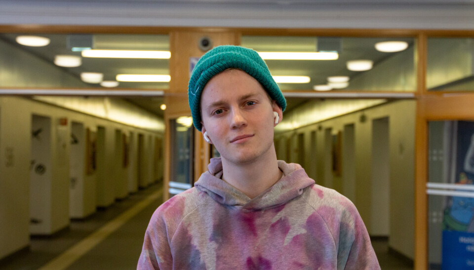 HIPHOP PÅ GLØS: Gløsinger hører mest på hiphop, deriblant industriell design-student Helge. HIPHOP PÅ GLØS: Gløsinger hører mest på hiphop, deriblant industriell design-student Helge.