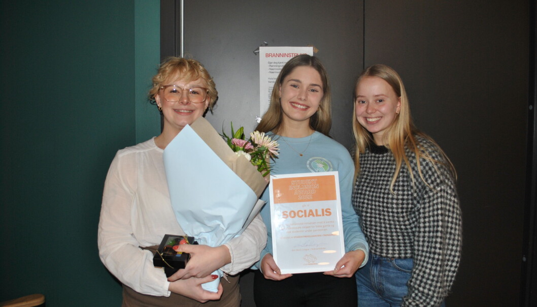 <strong>Et mer inkluderende studentmiljø:</strong> Martine Louise Skulstad, Kornelia Hagberg og Sara Berg-Westskogen (f.v) har prøvd å få flere sosionomstudenter til å engasjere seg i linjeforeninga. <strong>Et mer inkluderende studentmiljø:</strong> Martine Louise Skulstad, Kornelia Hagberg og Sara Berg-Westskogen (f.v) har prøvd å få flere sosionomstudenter til å engasjere seg i linjeforeninga.