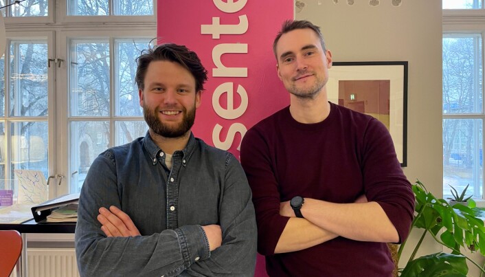 VIL LÆRE MENN Å SNAKKE OM FØLELSER: Studentrådgiverne Eirik Sande og Kristian Drøsshaug vil normalisere åpenhet mellom menn.