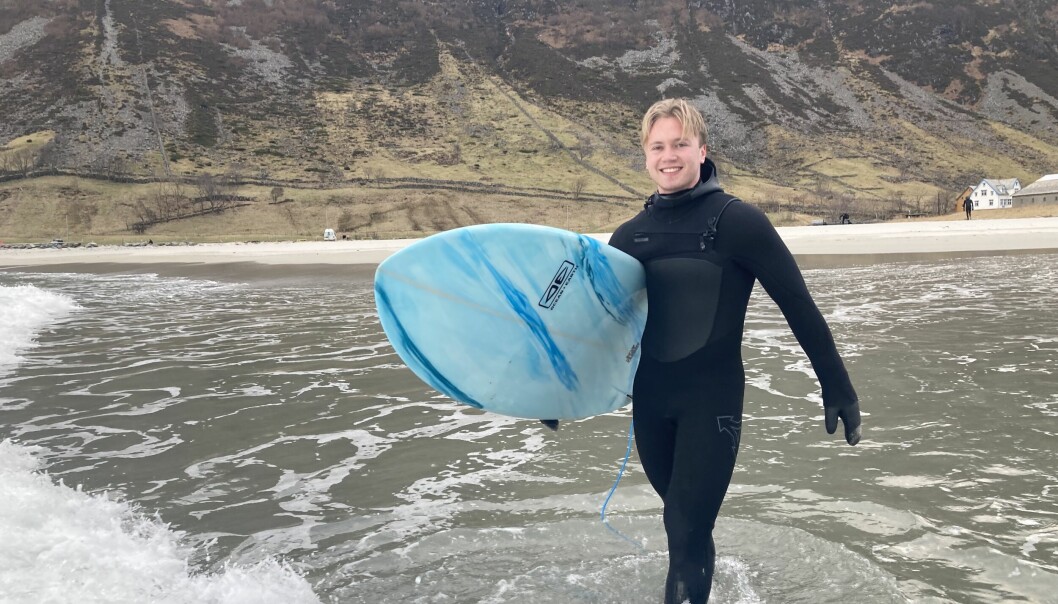 GIVENDE Å ARRANGERE: For Gard Olsen er surfing en prioritet.